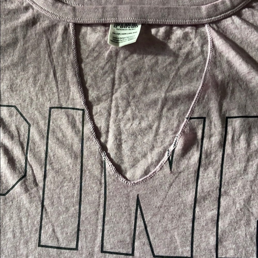 PINK cutout tshirt - Picture 2 of 4